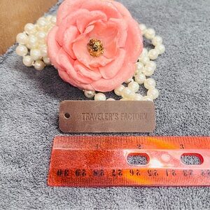 Traveler's Factory Traveler's Company Traveler's Notebook Brown Leather Tag